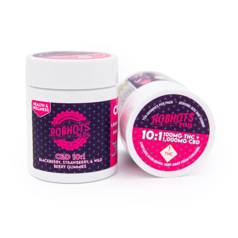 Robhots Plus Gummies | 10:1 CBD 100mg Med