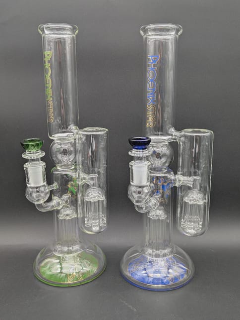 Phoenix 14" Dual Tree Side Perc Bong