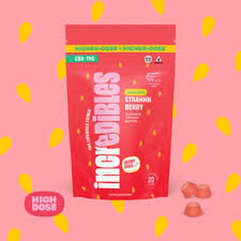 INCREDIBLES 1:1 CBD STRAWBERRY GUMMIES 1,000MG
