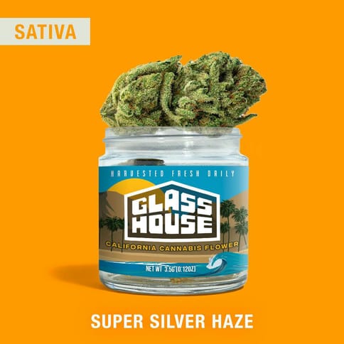 GLASS HOUSE FARMS - MIXED LIGHT FLOWER - SUPER SILVER HAZE - 3.5G