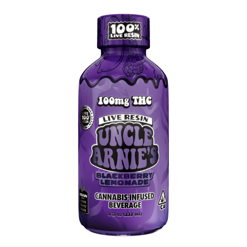 KB - UNCLE ARNIES - LIVE RESIN BEVERAGE - BLACKBERRY LEMONADE - 100MG