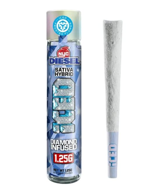 KB - ICED - INFUSED PREROLL - NYC DIESEL - 1.25G