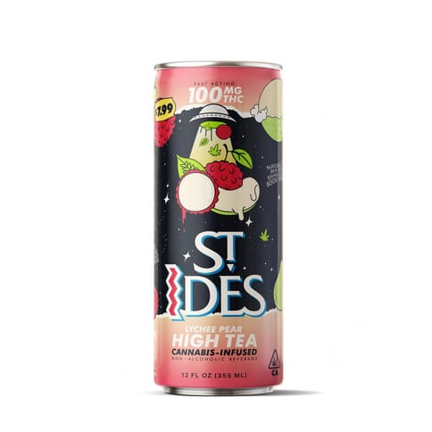 ST IDES - PEAR LYCHEE TEA | 12OZ HIGH TEA 100MG
