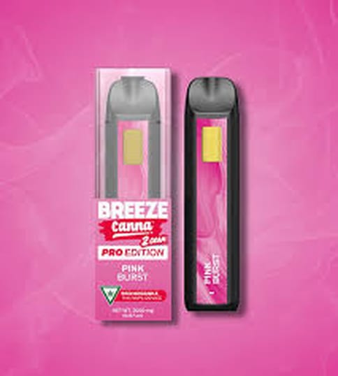 Pink Burst - Breeze - PRO - Disposable - 2G**