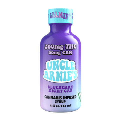 Uncle Arnie's | THC Syrup | Blueberry Night Cap 200mg THC 50mg CBN