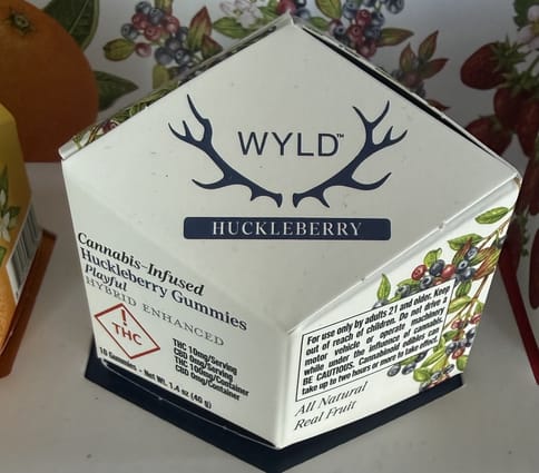WYLD | Huckleberry | Gummies | 100mg | 10ct