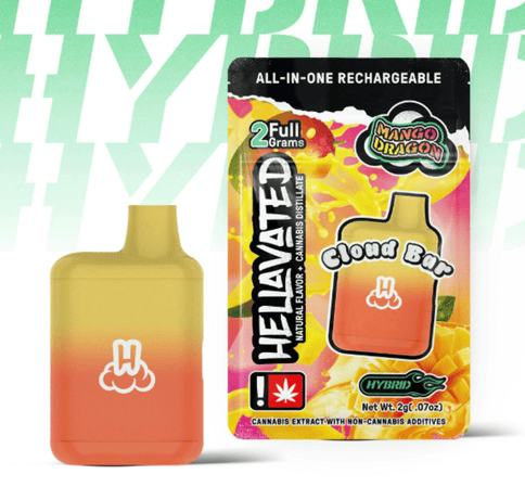 Hellavated | Cloud Bar | - Mango Dragon | 2g