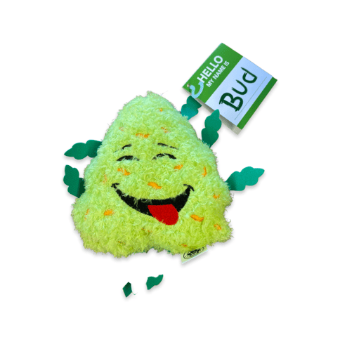 Bud the Weed Nug Dog Toy