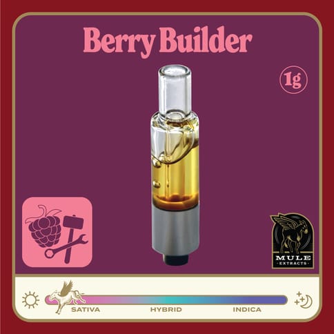 Berry Builder Live Resin 1G Cartridge (Mule)