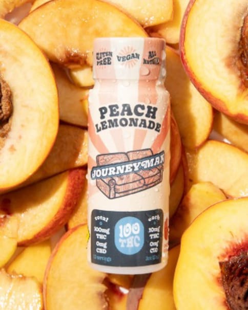 Journeyman - Peach Lemonade - Rosin Infused Lemonade (100mg)