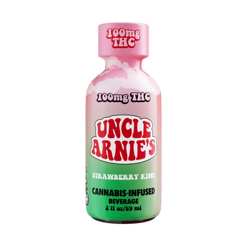 KB - UNCLE ARNIES - THC SHOT - STRAWBERRY KIWI - 100MG