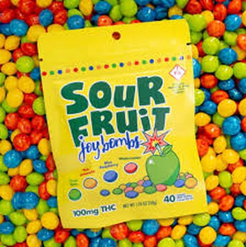 Sour Fruit Chews 100mg (Joybombs)