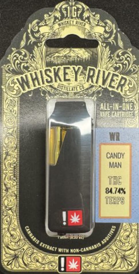 Whiskey River | Candy man | 1G | Distillate | Disposable