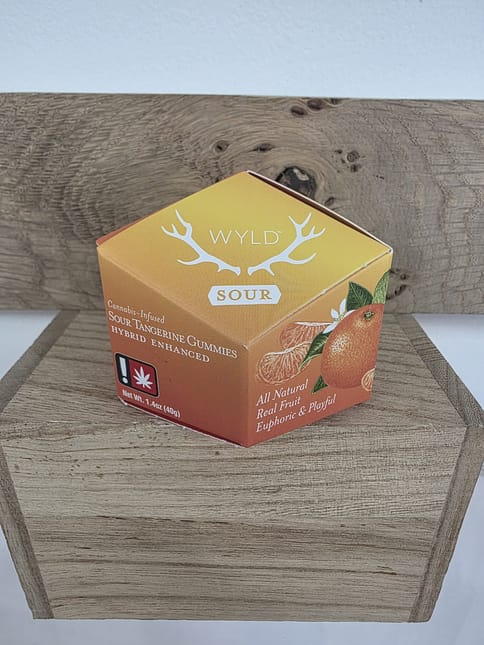 WYLD | 100MG | Sour Tangerine (Hybrid) Gummies 10pk