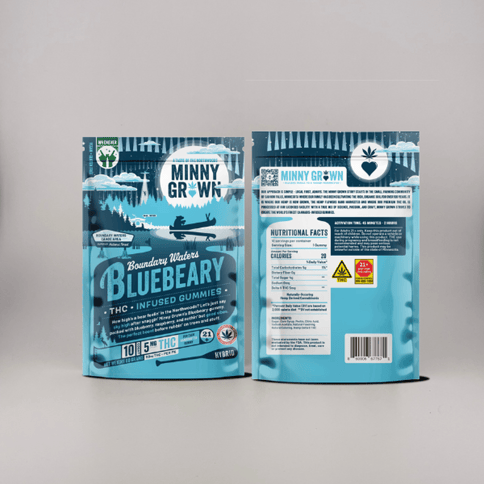 Boundary Waters Bluebeary | Blueberry Raspberry | Anytime | THC Gummies | Hybrid