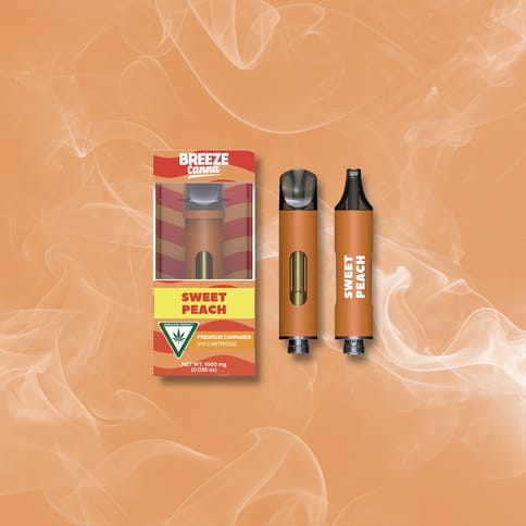 Peach Rings 1g 510 Cartridge | Breeze Canna