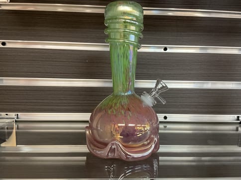 Pink & Green Floral Bong