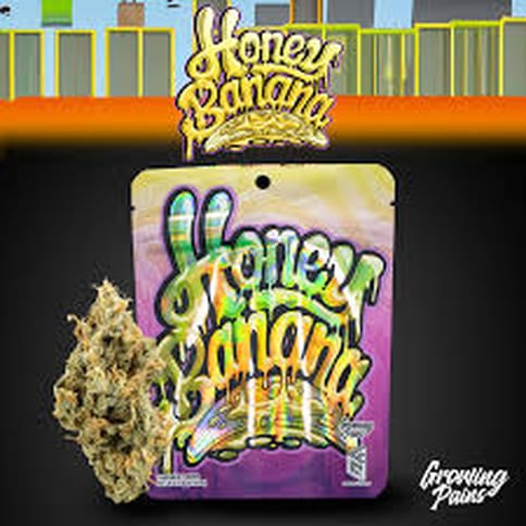Honey Banana 3.5g Pre-Packaged Premium Flower | Growing Pains | 6★ (ONE PER CUSTOMER x PER DAY)