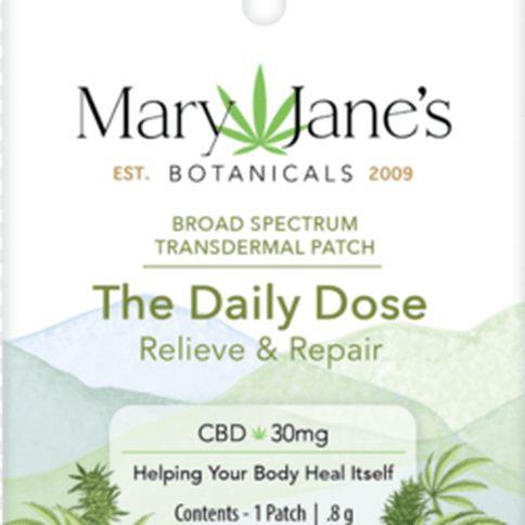 Mary Jane's Medicinals Daily Dose Transdermal Patch 30mg CBD