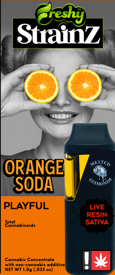 STRAINZ Orange Soda Live Resin 1G Disposable (Freshy)