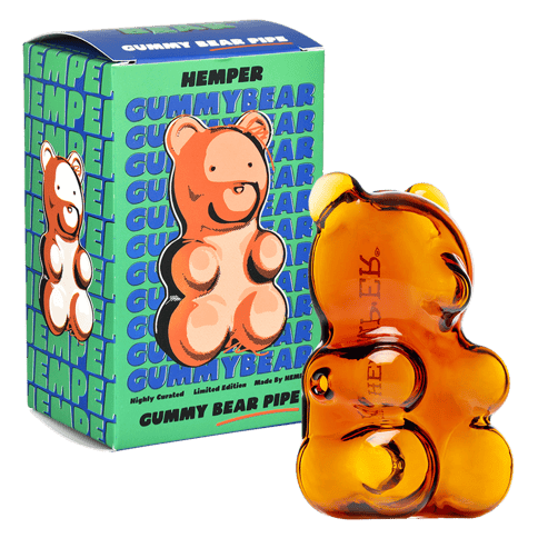Hemper Gummy Bear Glass Hand Pipe | 3.5"