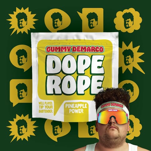Pineapple Power | 200mg Gummies | Dope Ropes