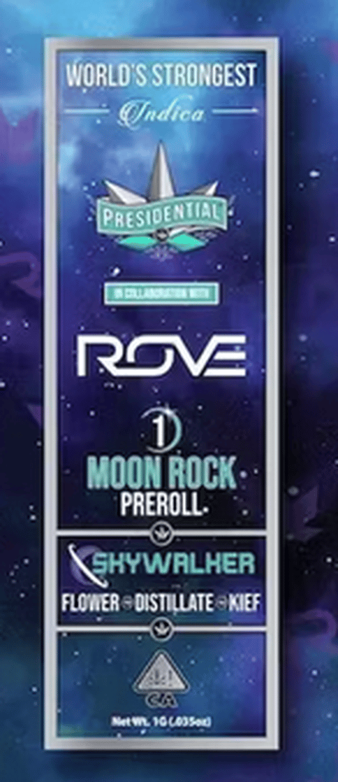 PRESIDENTIAL MOON ROCK PREROLL SKYWALKER 1G - PRESIDENTIAL MOON ROCK PREROLL SKYWALKER 1G.