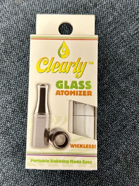 Clearly Glass Atomizer - White