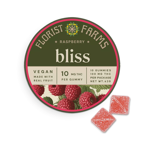 Bliss Raspberry Gummies (10PK)