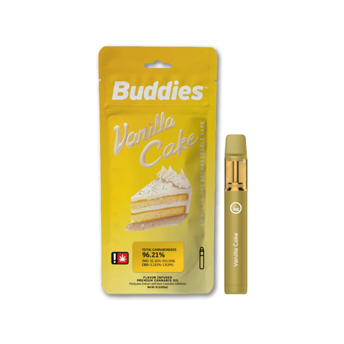 Vanilla Cake 1g Disposable Cartridge (Buddies)