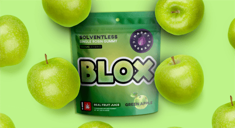 Green Apple Single 100MG Blox Gummy (Happy Cabbage)