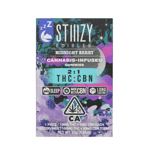 STIIIZY - CBN Gummy - Midnight Berry - 100mg