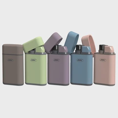 Mk Lighter Avalon E Pastel Torch Flame Pocket Lighters