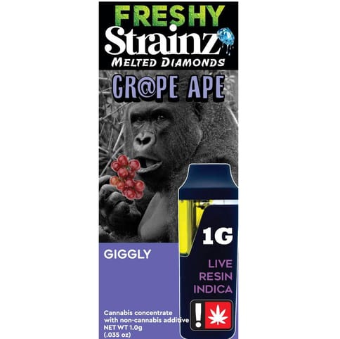 STRAINZ Grape Ape Live Resin 1G Disposable (Freshy)