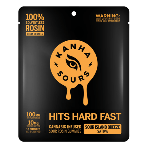 Nano Rosin Gummies | Sativa | 10pk | Sour Island Breeze