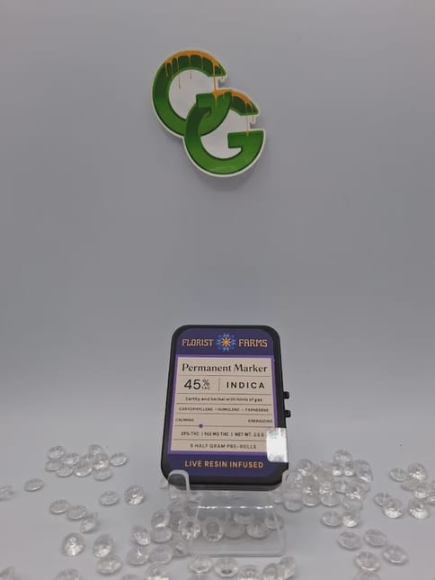 Permanent Marker .5G Live Resin Infused 5 Pack FFarms