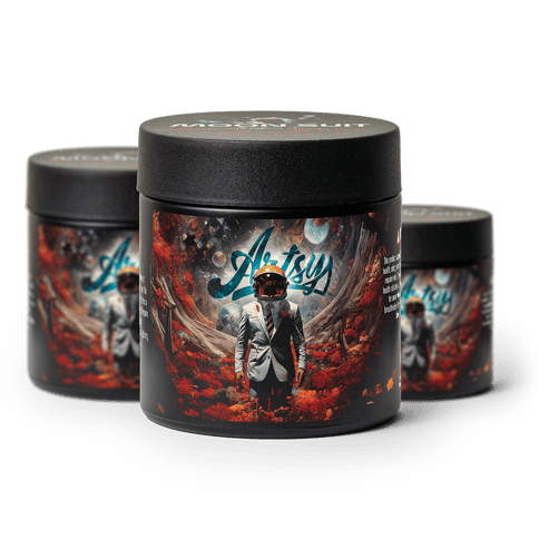 Artsy Cannabis Eighth Jars | Moon Suit 3.5g Rec - | Eighth