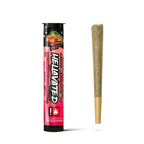 JUICY STICKZ | FLAVORED DIAMONDS & KIEF INFUSED PRE-ROLL | CHERRY PIE | HYBRID | 0.75 GRAM