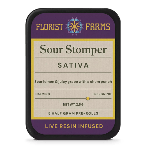 Sour Stomper .5g Infused Pre-roll (5PK)