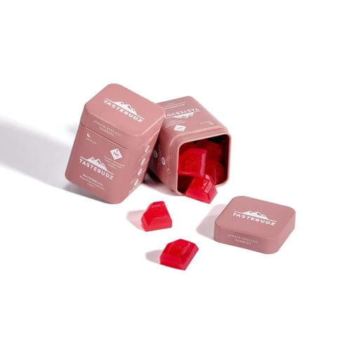 Tastebudz Rosin Gummies | Watermelon Blast 100mg Rec