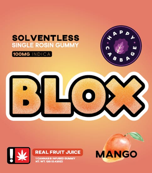 Mango 100MG Blox Gummy (Happy Cabbage)