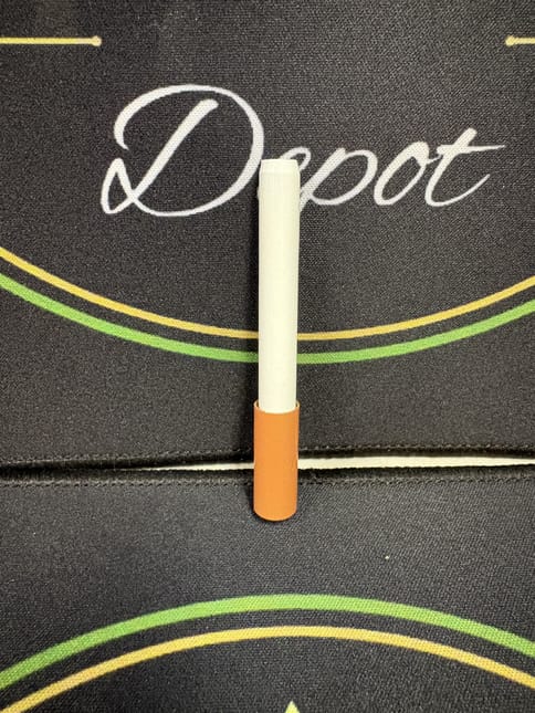 3in White Push One Hitter