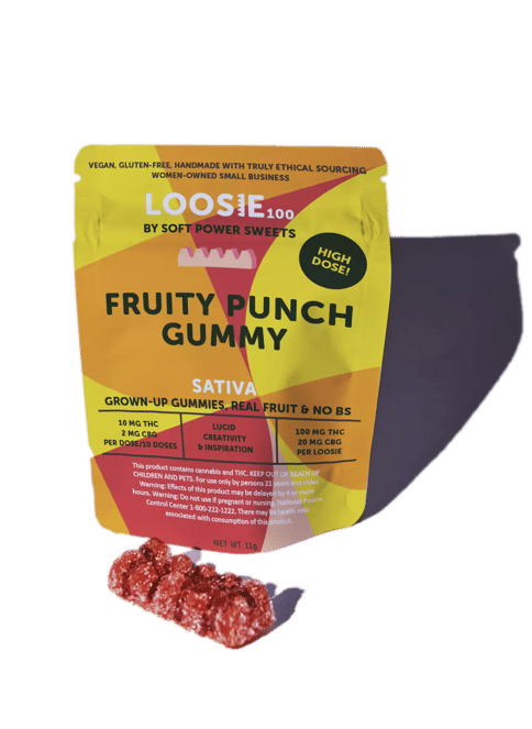 Fruity Punch 100mg Gummies