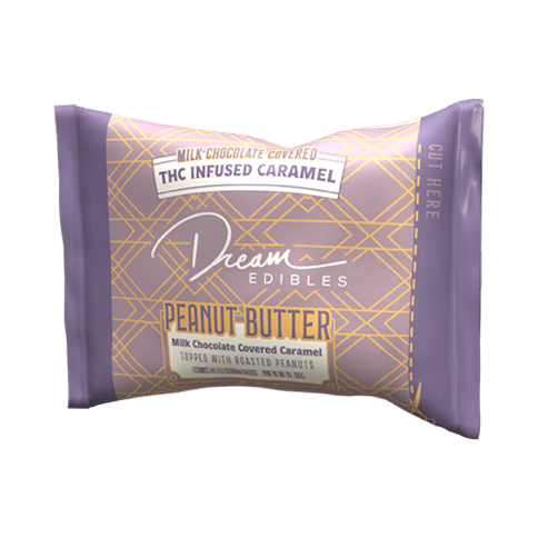Dream Edibles - Peanut Butter Milk Chocolate Covered Single