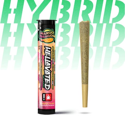 Mango Dragon Infused Preroll (Hellavated)