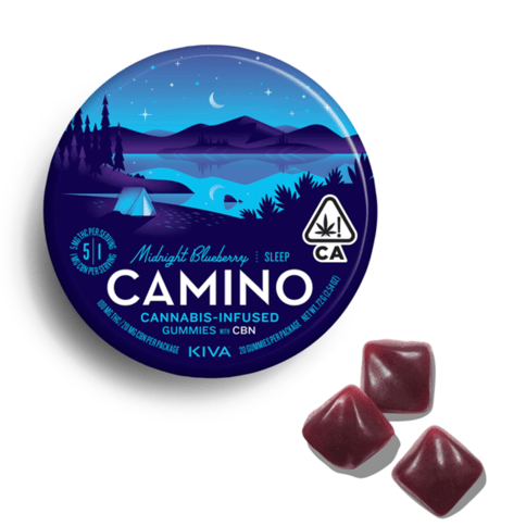 Camino | Midnight Blueberry (5:1) | 5mg THC x 1mg CBN Gummies