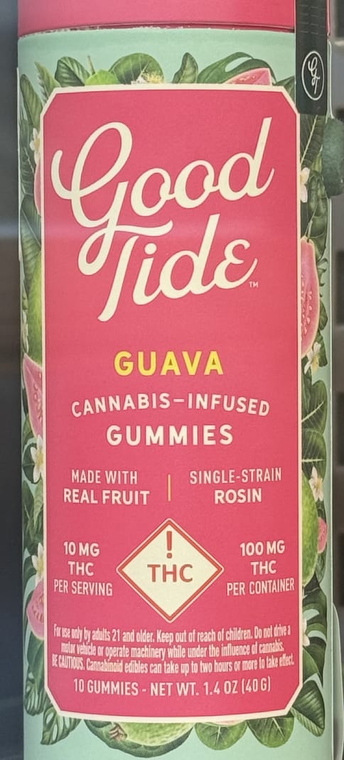 Good Tide | Guava Hybrid | Gummies | 100mg | 10ct