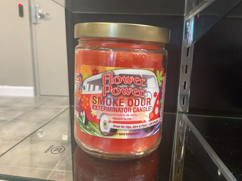 Flower Power Candle