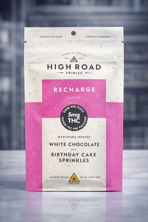 High Road White Chocolate Birthday Cake Sativa 5mg 20pk