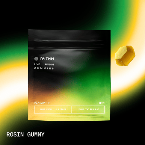 Rythm Solventless Gummy 100mg - Pineapple
